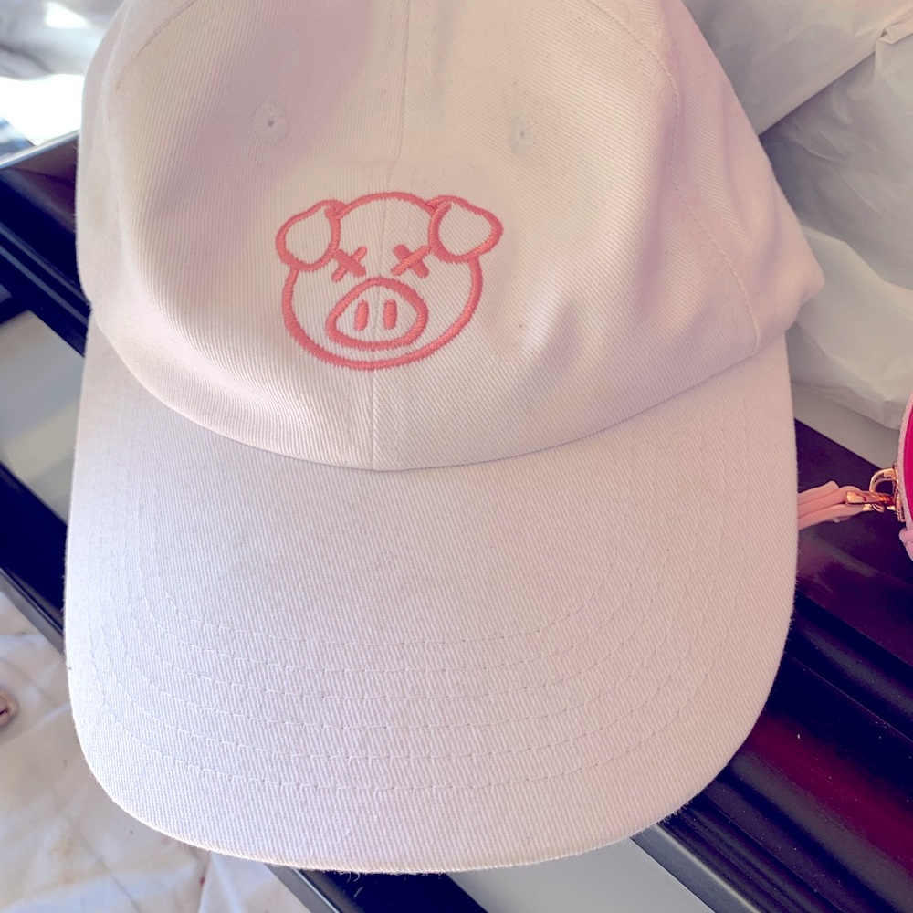 Shane Dawson/Jeffree Star white pig baseball hat